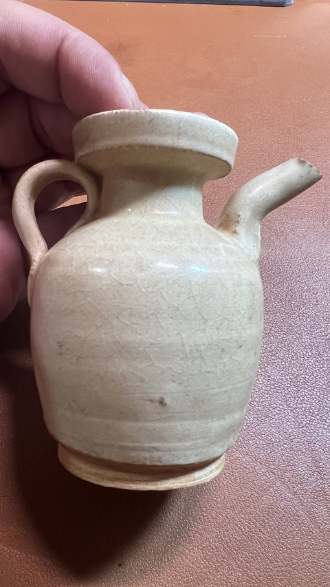 古玩陶瓷青白釉水注真品鑒賞圖