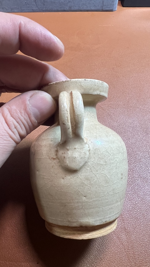 古玩陶瓷青白釉水注真品鑒賞圖