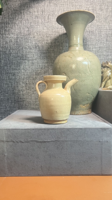 古玩陶瓷青白釉水注真品鑒賞圖