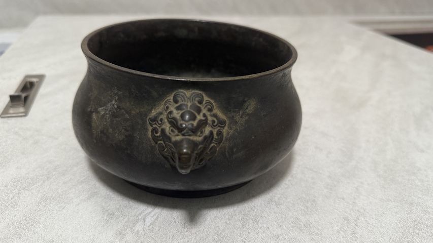 古玩銅器銅爐真品鑒賞圖