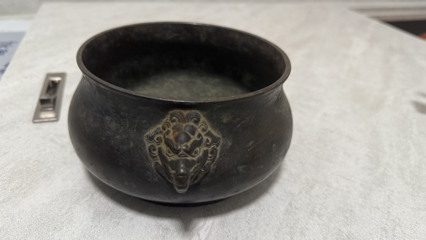 古玩銅器銅爐真品鑒賞圖