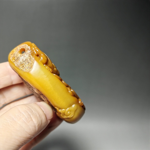 古玩雜項壽山石手把件真品鑒賞圖