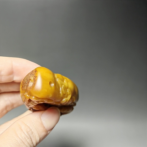 古玩雜項壽山石手把件真品鑒賞圖