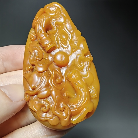 古玩雜項壽山石手把件真品鑒賞圖