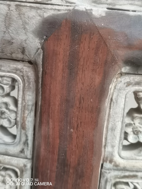 古玩雜項半圓桌真品鑒賞圖