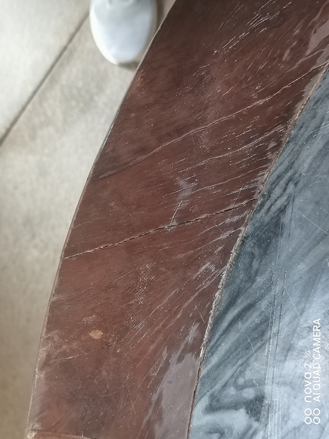 古玩雜項半圓桌真品鑒賞圖