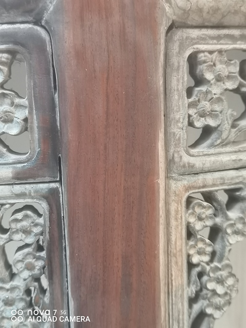 古玩雜項半圓桌真品鑒賞圖