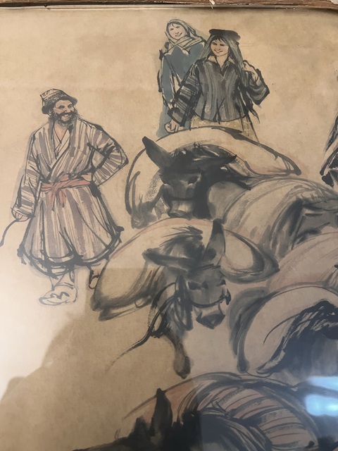 古玩字畫踏歌行真品鑒賞圖