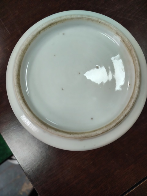 古玩陶瓷青花三星高照?qǐng)D香爐真品鑒賞圖