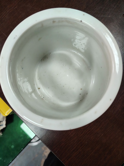 古玩陶瓷青花三星高照?qǐng)D香爐真品鑒賞圖