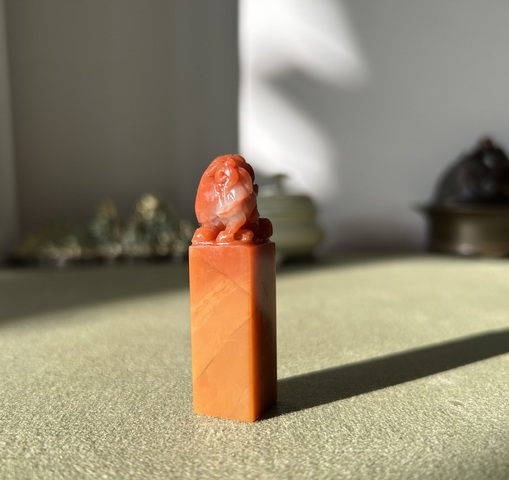 古玩雜項老撾石印章真品鑒賞圖