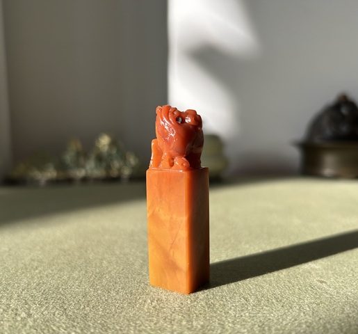 古玩雜項老撾石印章真品鑒賞圖