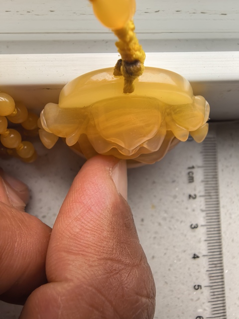 古玩玉器黃龍玉雕“佛公掛件”真品鑒賞圖