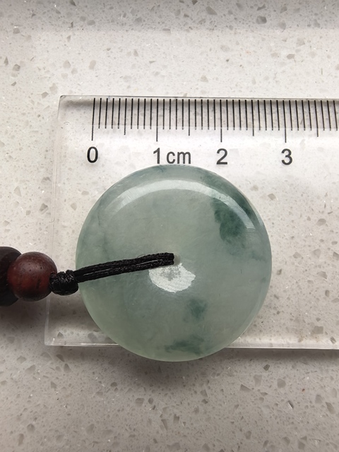 古玩玉器天然翡翠“平安扣”真品鑒賞圖