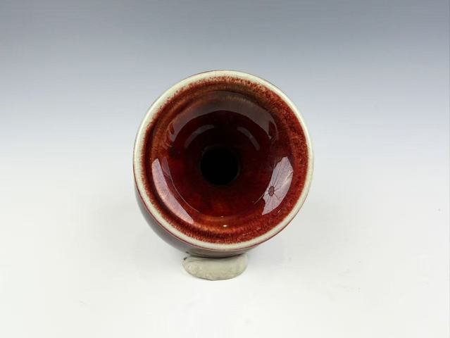 古玩陶瓷七-八十年代·朗紅玉壺春瓶拍賣，當(dāng)前價格1464元