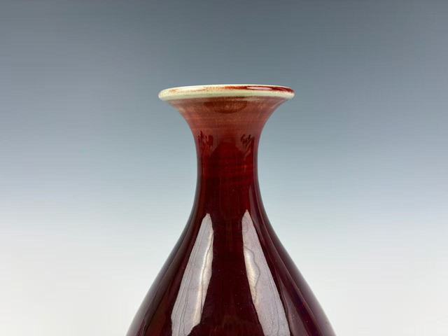 古玩陶瓷七-八十年代·朗紅玉壺春瓶拍賣，當(dāng)前價格1464元