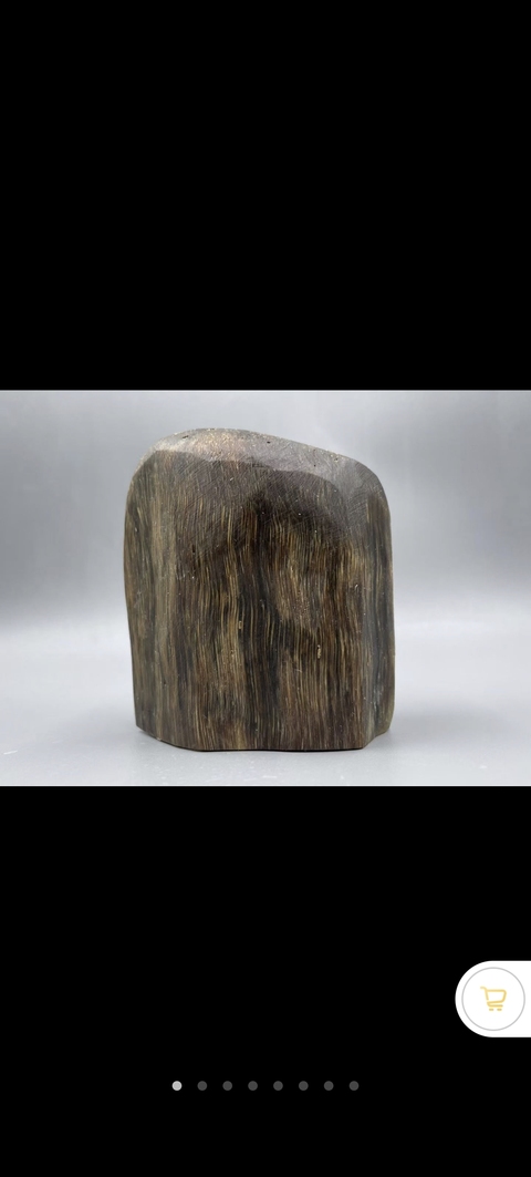 古玩雜項披毛犀角料真品鑒賞圖