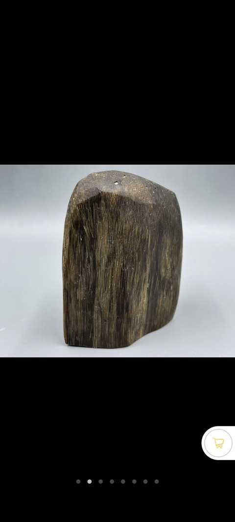 古玩雜項披毛犀角料真品鑒賞圖