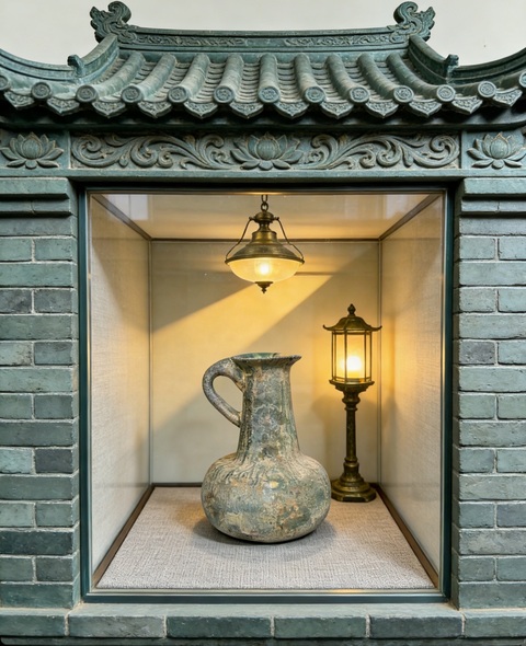 古玩雜項南北朝·琉璃壺拍賣，當前價格396元