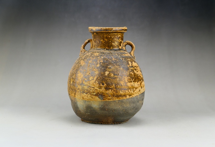 古玩陶瓷唐.宣州窯雙系罐拍賣，當前價格518元