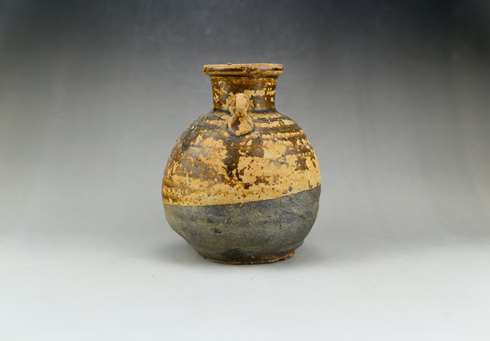 古玩陶瓷唐.宣州窯雙系罐拍賣，當前價格518元