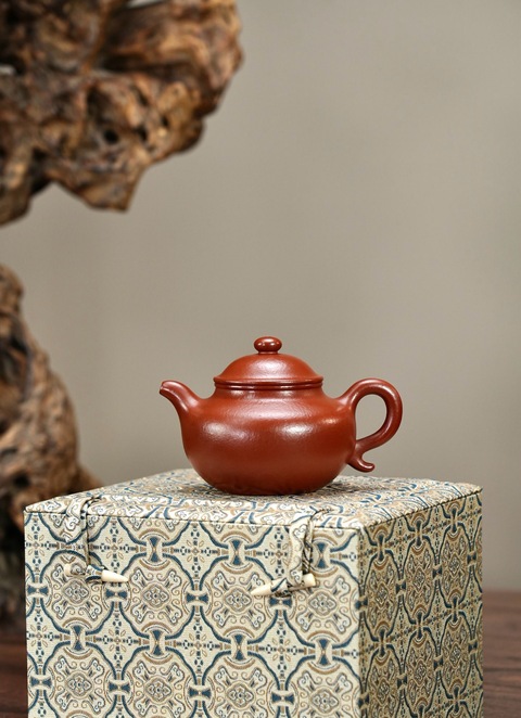 古玩雜項大亨蓮子紫砂壺【全手工】【朱泥】真品鑒賞圖