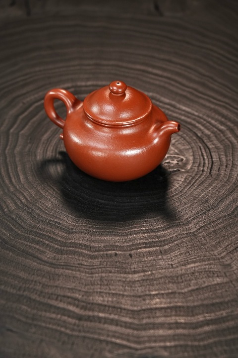 古玩雜項大亨蓮子紫砂壺【全手工】【朱泥】真品鑒賞圖