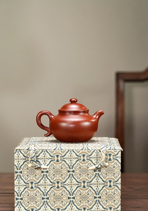 古玩雜項大亨蓮子紫砂壺【全手工】【朱泥】真品鑒賞圖