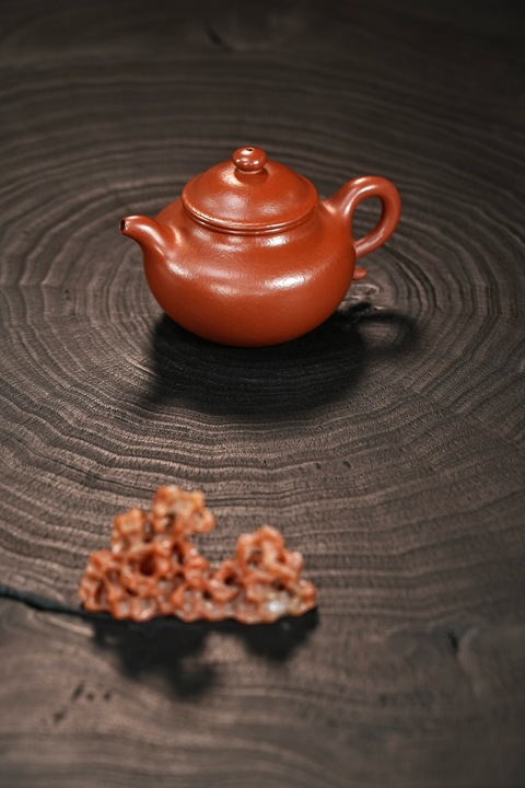 古玩雜項大亨蓮子紫砂壺【全手工】【朱泥】真品鑒賞圖