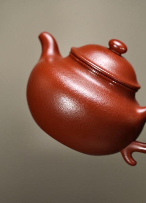 古玩雜項大亨蓮子紫砂壺【全手工】【朱泥】真品鑒賞圖