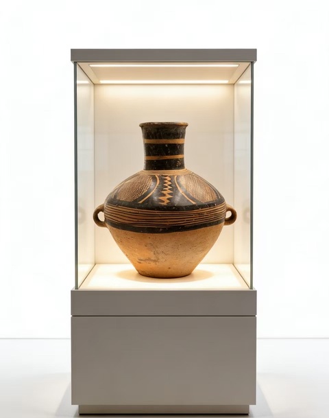 古玩陶瓷馬家窯·雙系瓶拍賣，當前價格150000元