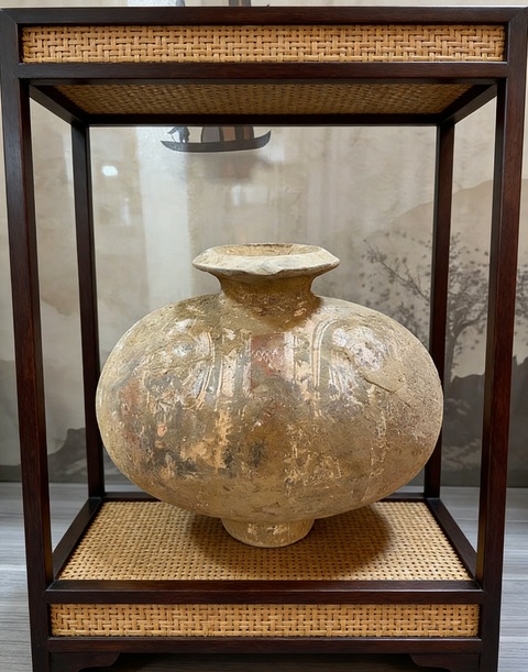 古玩陶瓷漢·彩繪鴨蛋拍賣，當前價格1200元