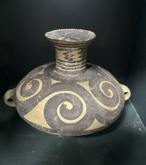 古玩陶瓷馬家窯·蛇旋紋罐拍賣，當前價格2800元