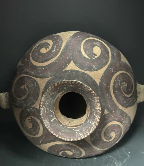 古玩陶瓷馬家窯·蛇旋紋罐拍賣，當前價格2800元