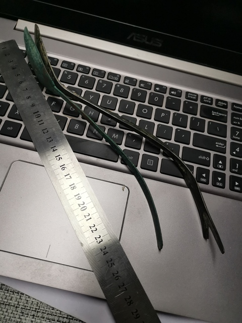 古玩銅器銅香勺真品鑒賞圖