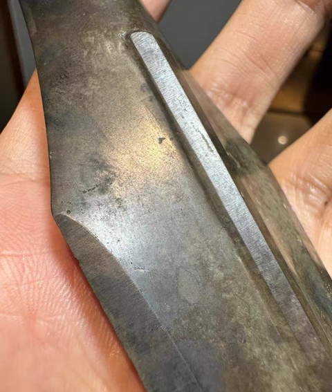 古玩銅器銅矛真品鑒賞圖