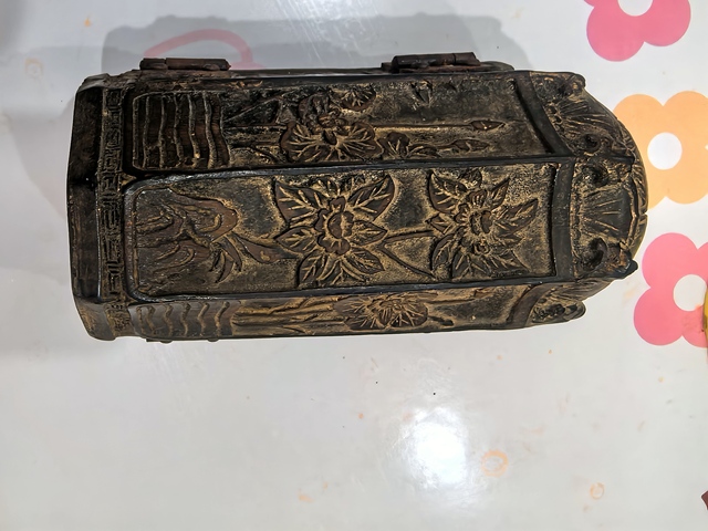 古玩雜項佛龕真品鑒賞圖