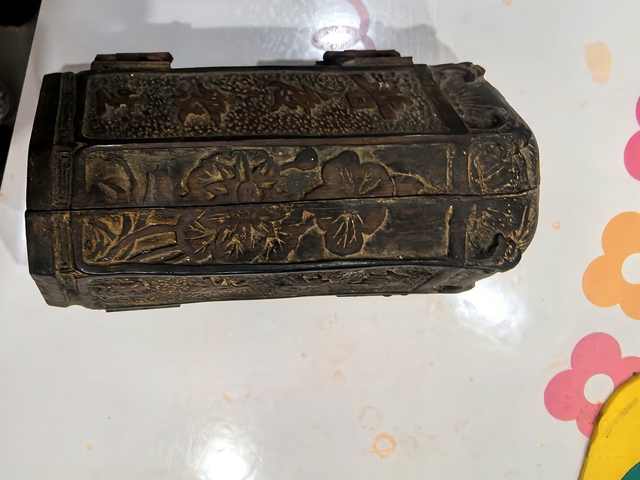 古玩雜項佛龕真品鑒賞圖