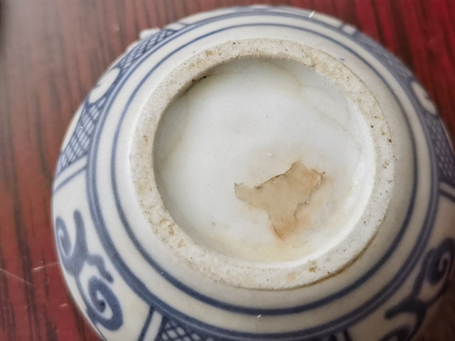 古玩陶瓷明末青花蓋盒真品鑒賞圖