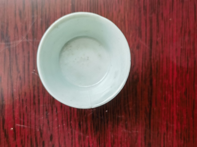 古玩陶瓷青花山水杯真品鑒賞圖