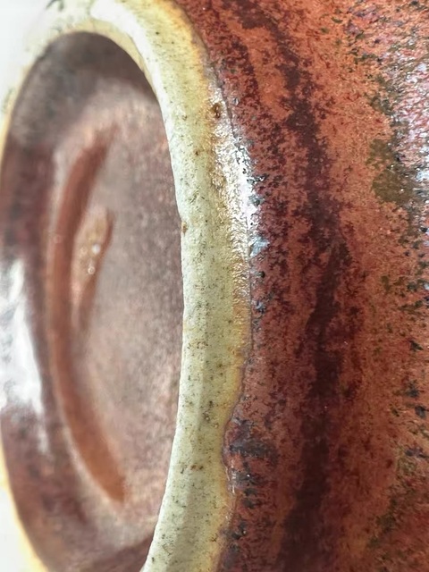 古玩陶瓷乾隆鐵銹釉荸薺瓶真品鑒賞圖