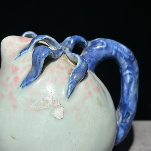 古玩陶瓷倒流壺真品鑒賞圖