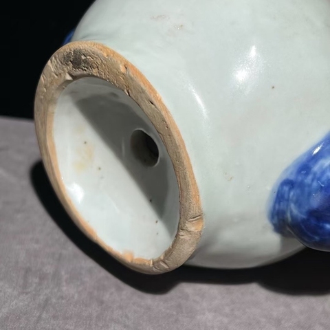 古玩陶瓷倒流壺真品鑒賞圖