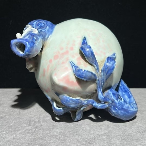 古玩陶瓷倒流壺真品鑒賞圖