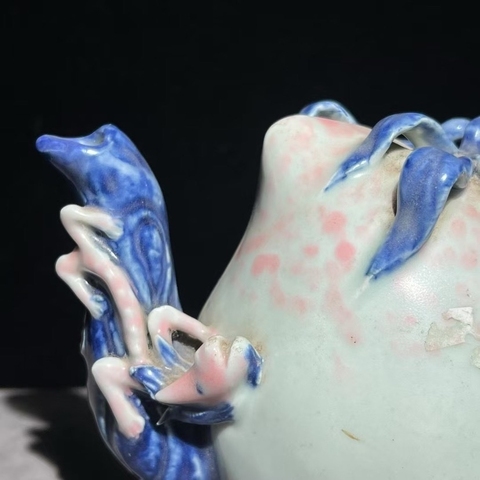 古玩陶瓷倒流壺真品鑒賞圖