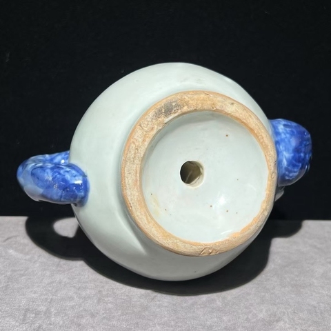 古玩陶瓷倒流壺真品鑒賞圖