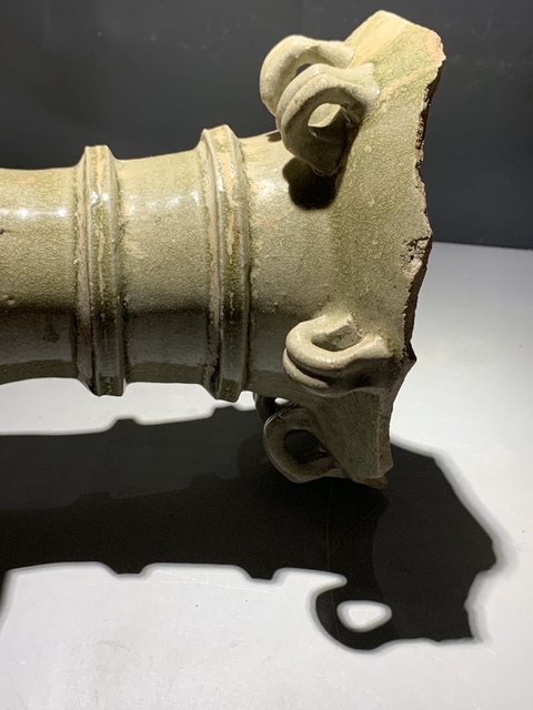 古玩陶瓷岳州窯青釉標本真品鑒賞圖