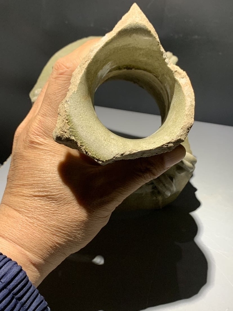 古玩陶瓷岳州窯青釉標本真品鑒賞圖