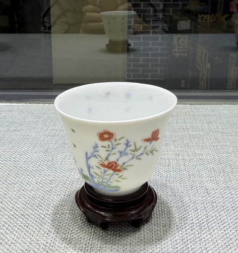 古玩陶瓷花神杯真品鑒賞圖