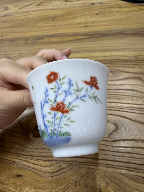 古玩陶瓷花神杯真品鑒賞圖